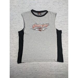 Harley-Davidson Sturgis 2003 Tank Top Mount Rushmore Graphic Biker XL Y2K Grunge